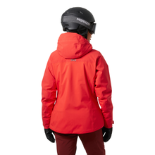 Load image into Gallery viewer, Helly Hansen Women's Snowplay Waterproof Ski Jacket (Alert Red)