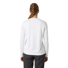 Load image into Gallery viewer, Helly Hansen Women's Tech Crew Long Sleeve UPF50 Technical Top 2.0 (White)