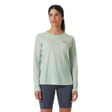 Load image into Gallery viewer, Helly Hansen Women's Trail Long Sleeve Technical T-Shirt (Green Mist)
