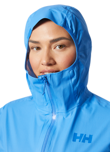Helly Hansen Women's Verglas 2.5L Fastpack Waterproof Jacket (Ultra Blue)