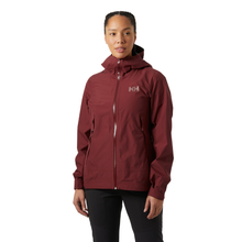 Load image into Gallery viewer, Helly Hansen Women's Verglas Infinity HT 3L Waterproof Jacket 2.0 (Mars Red)