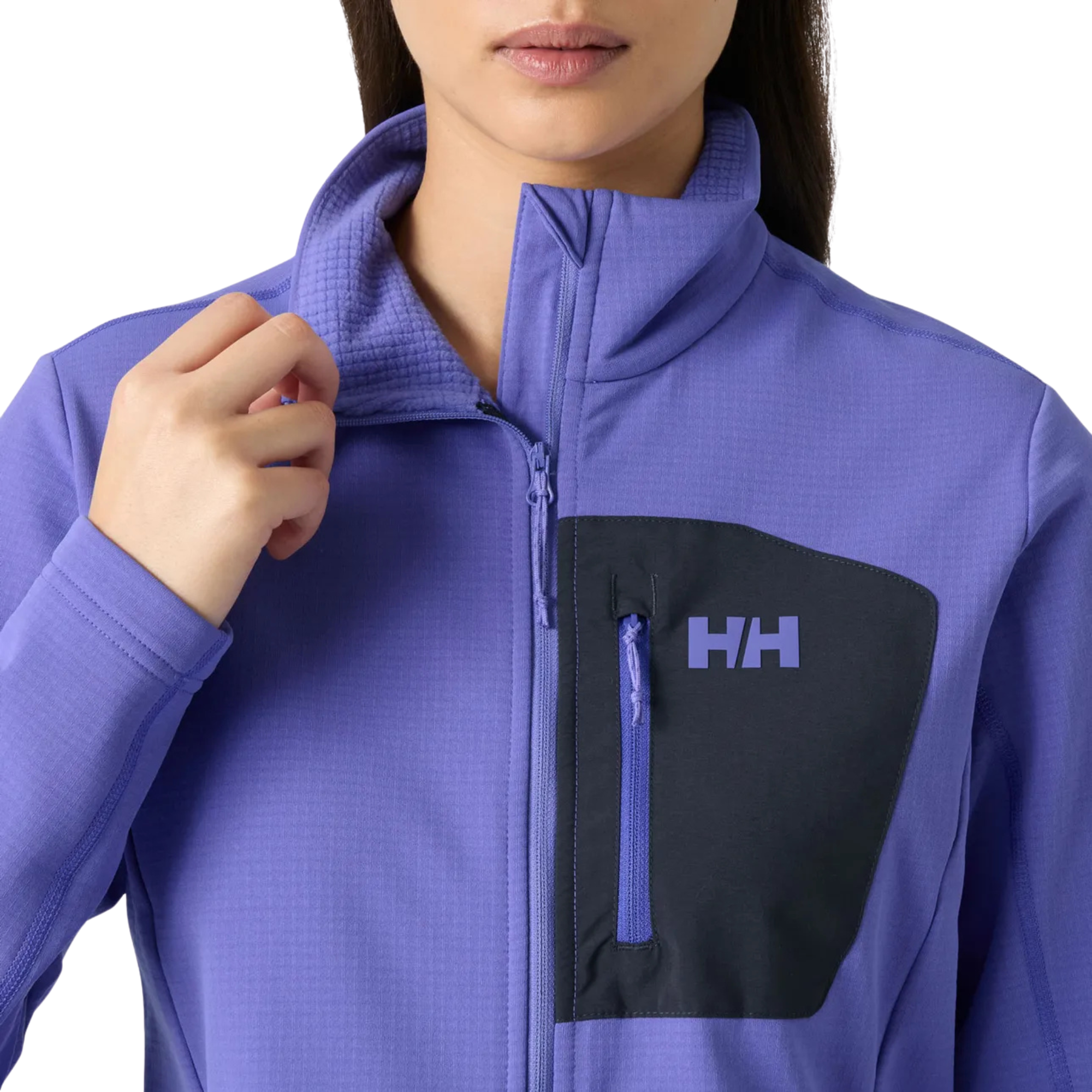 Helly Hansen Women's Versalite Full Zip Fleece Ultra Violet 690 49605