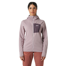 Load image into Gallery viewer, Helly Hansen Women's Versalite Hooded Full Zip Fleece (Purple Clay)