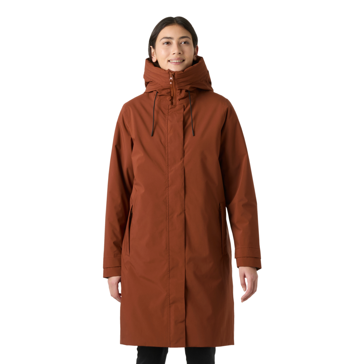 Helly Hansen Women's Victoria HT Waterproof Insulated Parka Rain Coat Iron Oxide 301 53514