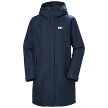 Load image into Gallery viewer, Helly Hansen Women's Voyage 2L HT Waterproof Coat (Navy)