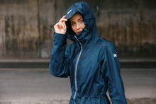 Load image into Gallery viewer, Helly Hansen Women's Westport 2L HT Waterproof Coat (Navy)