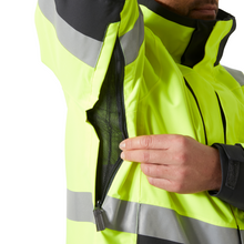 Load image into Gallery viewer, Helly Hansen Workwear Men's Alna 2.0 Hi-Vis HT Waterproof Jacket (Yellow)