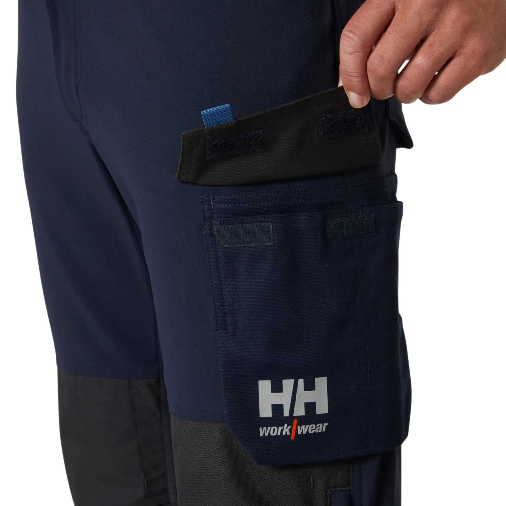 Helly Hansen Workwear Men's Oxford 4X HH Connect Work Trousers Pants Navy 599 77395