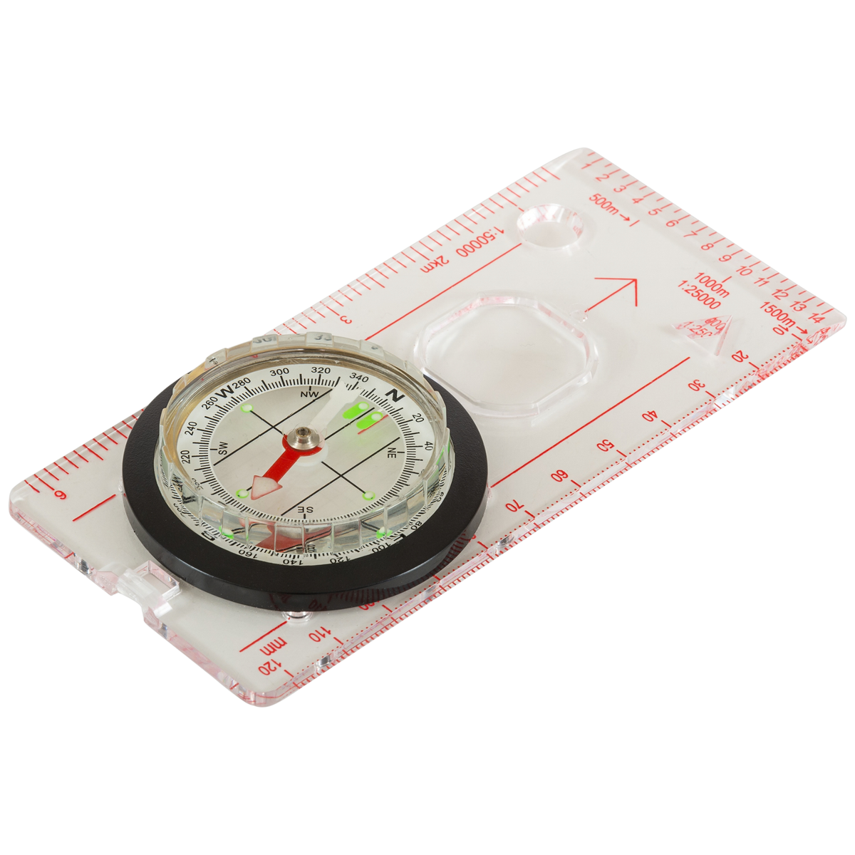 Highlander Deluxe Map Compass COM006