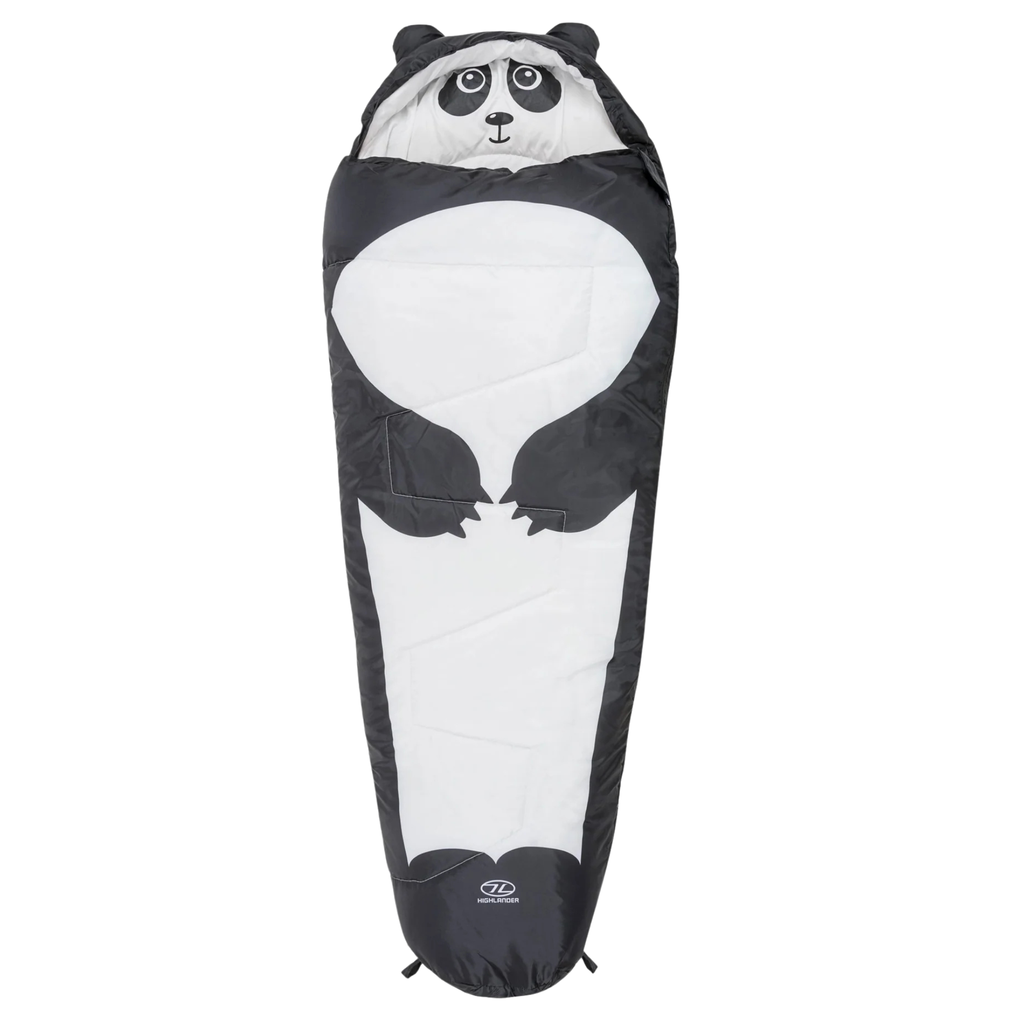 Highlander Kids Creature 4°C/6°C Sleeping Bag - Mummy Shape (Black)