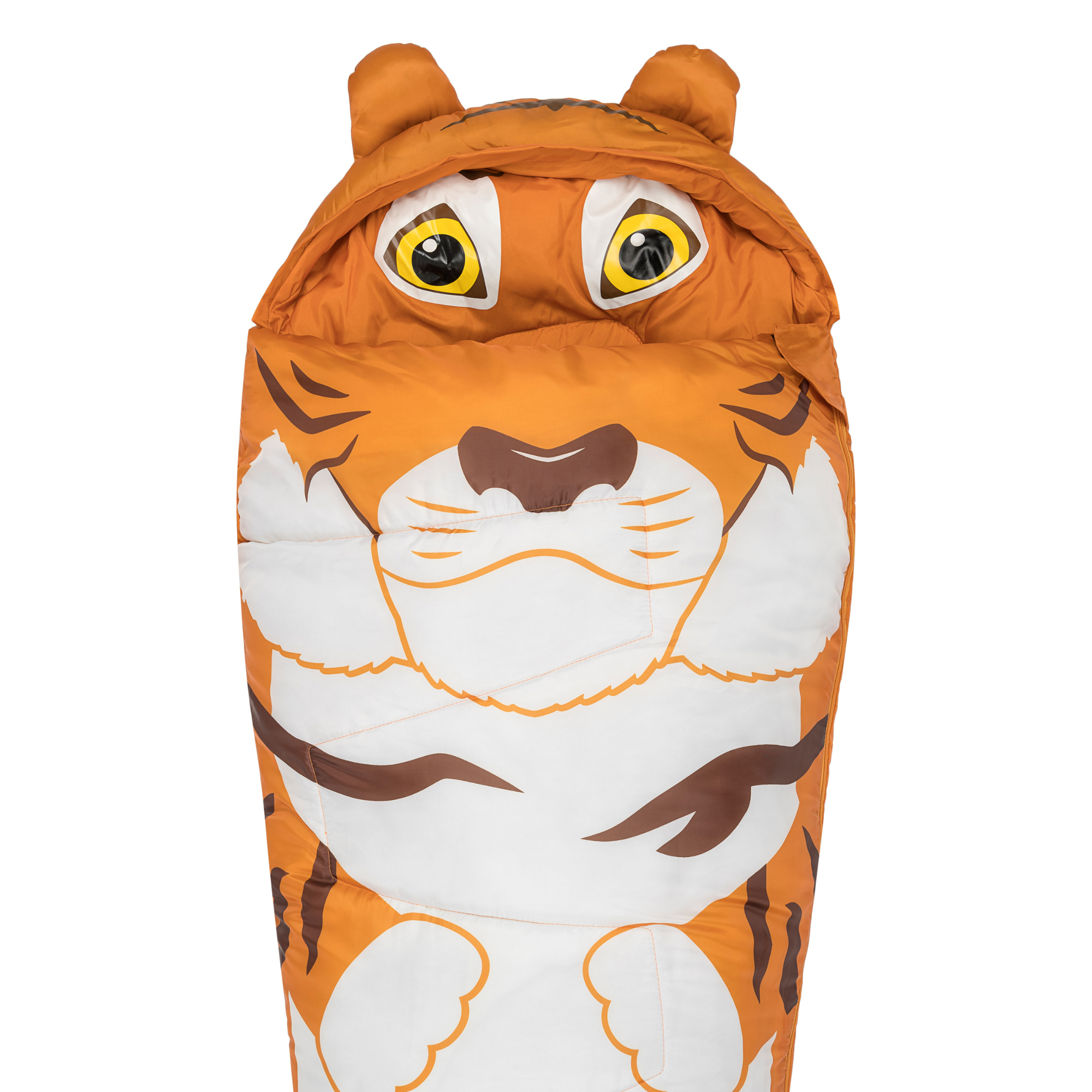 Highlander Kids Creature 4°C/6°C Sleeping Bag - Mummy Shape (Orange)