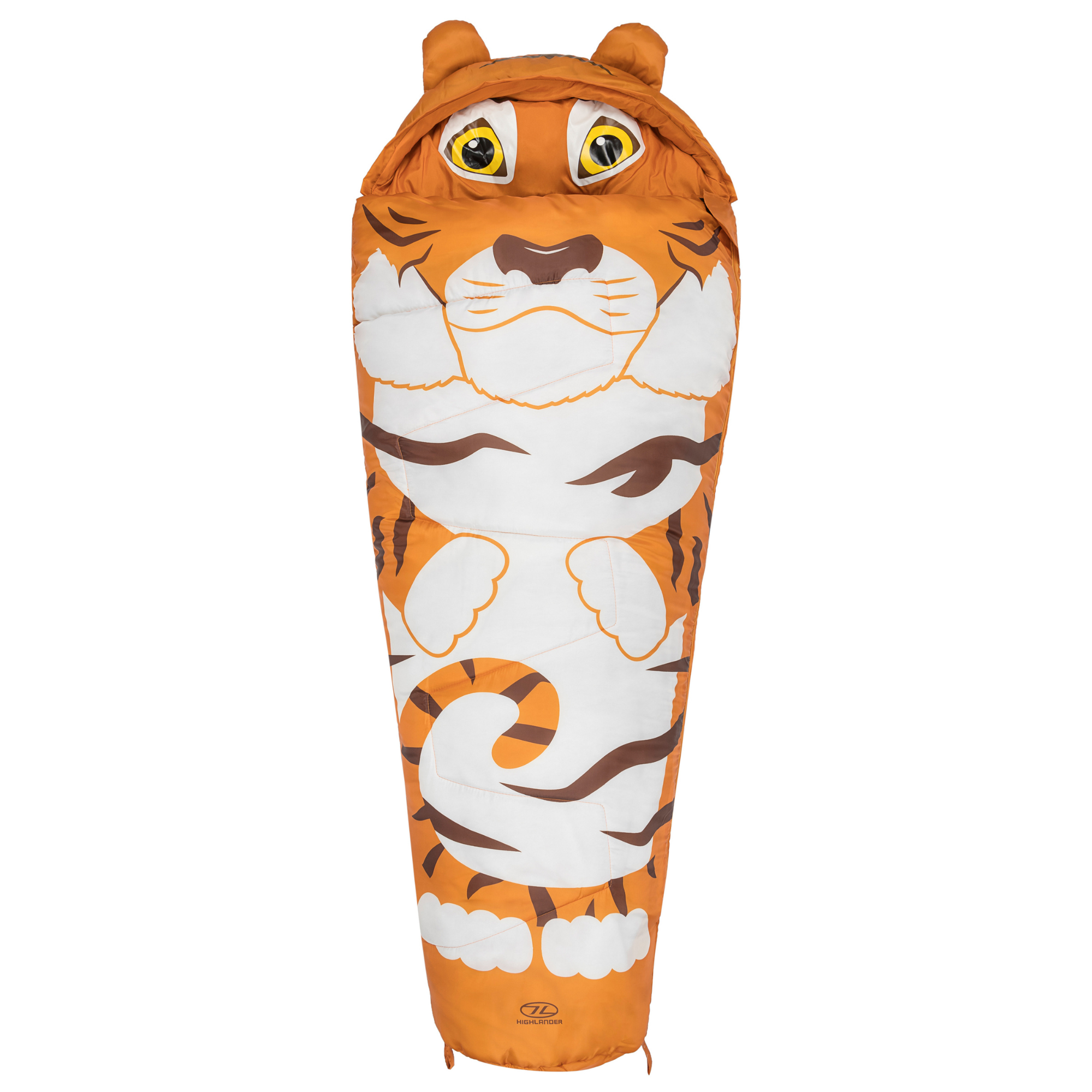 Highlander Kids Creature 4°C/6°C Sleeping Bag - Mummy Shape (Orange)