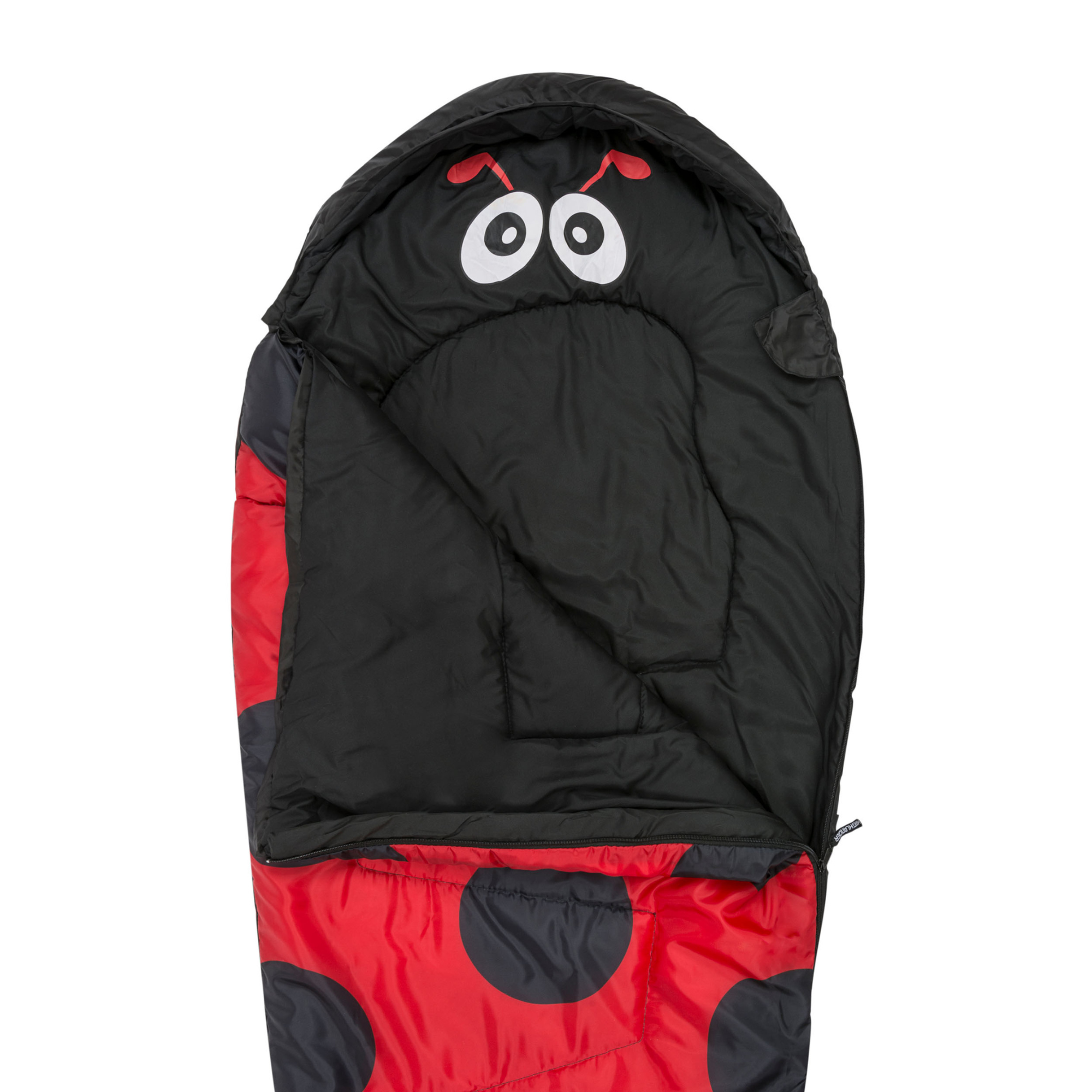 Highlander Kids Creature 4°C/6°C Sleeping Bag - Mummy Shape (Red)