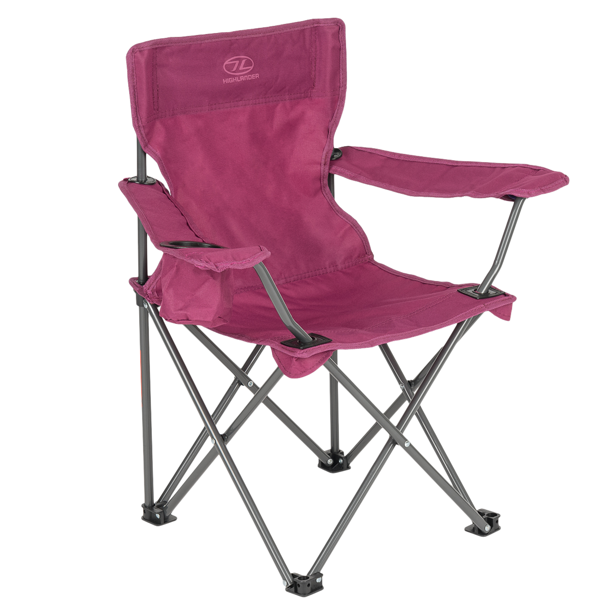 Highlander Kids Kelburn Camping Chair (Berry)
