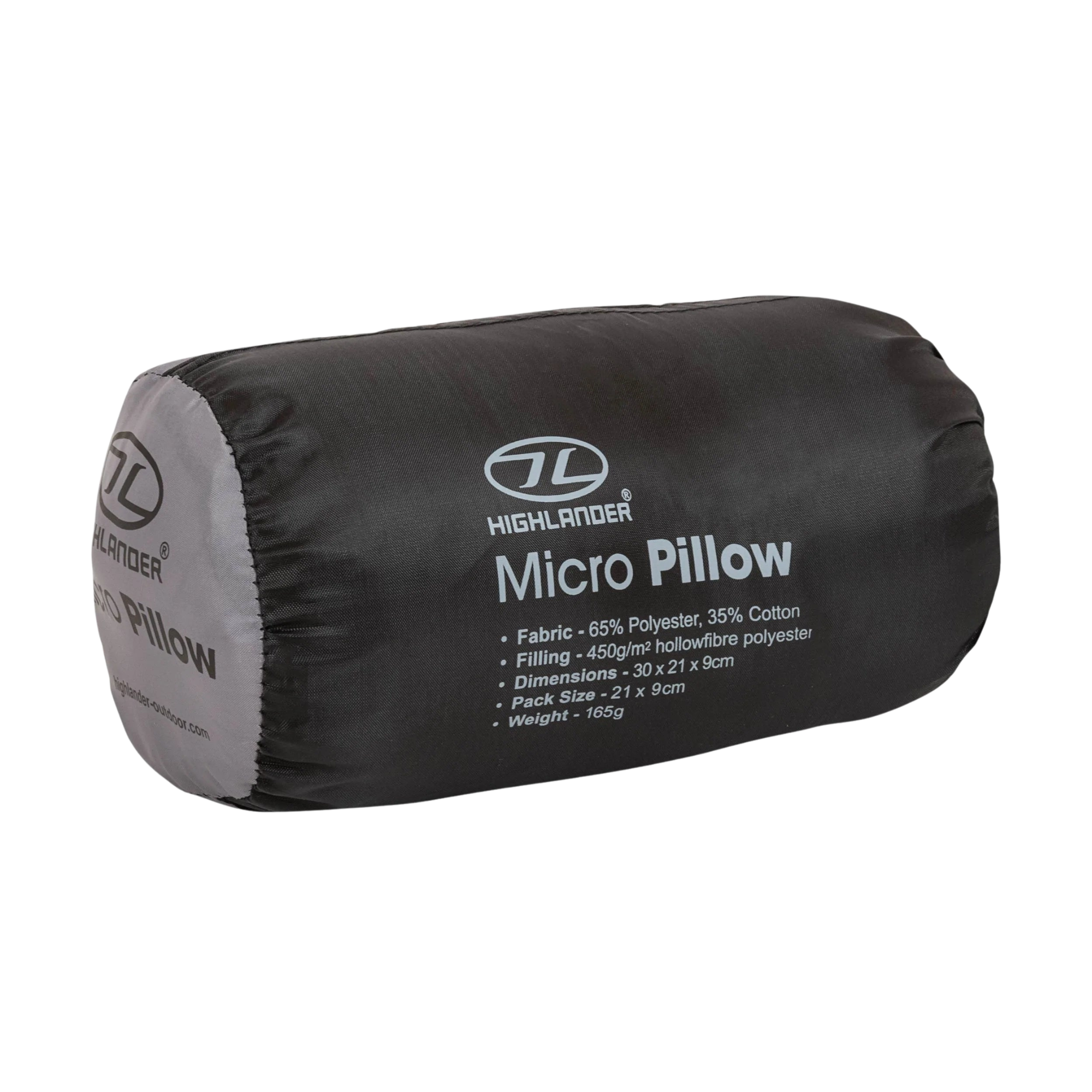 Highlander Micro Camping Pillow Grey SB062