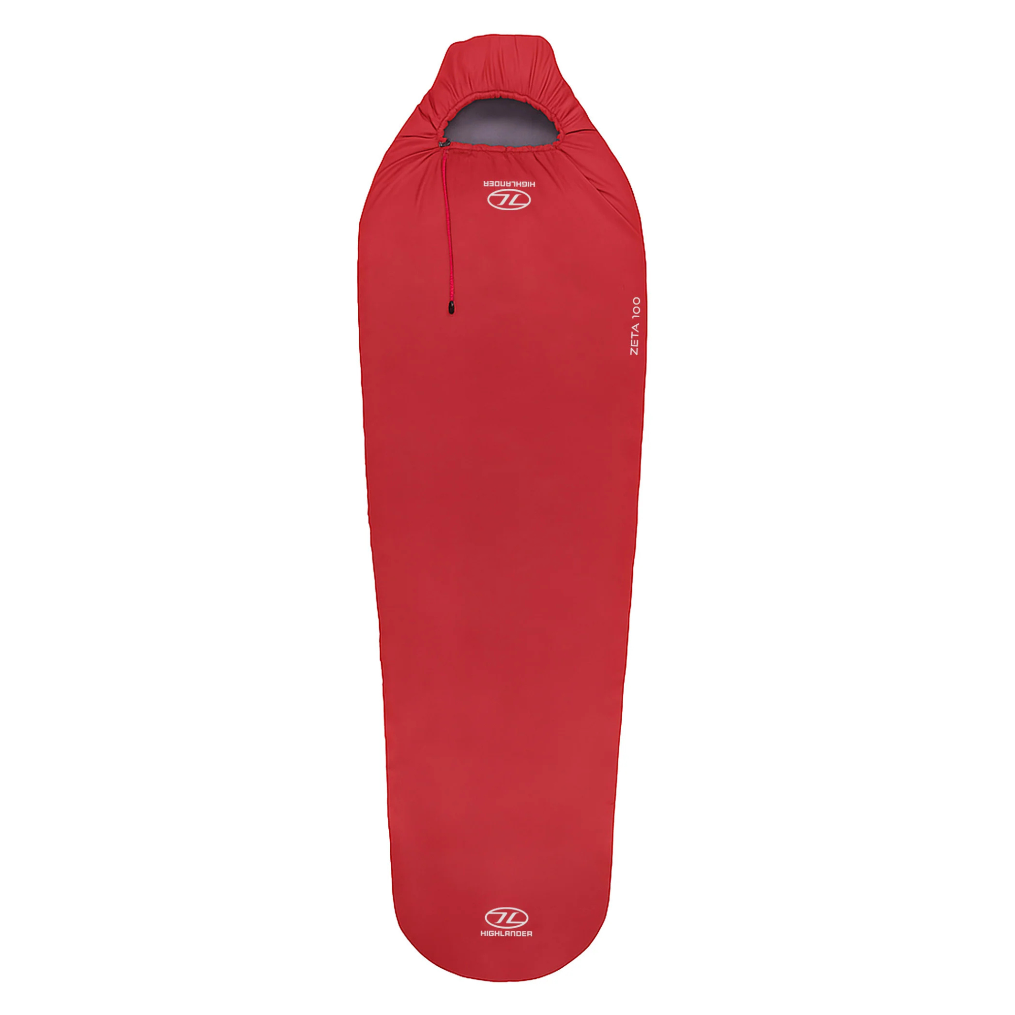 Highlander Zeta 100 10ºC/14ºC Sleeping Bag - Mummy Shape (Scarlet Red)