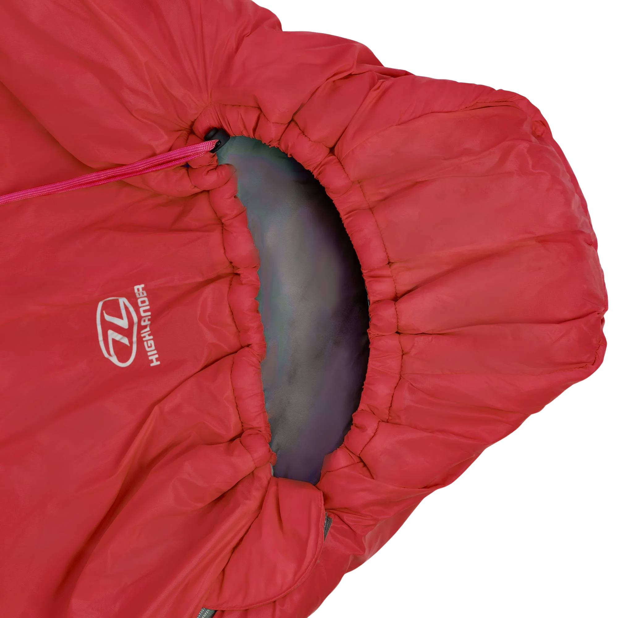 Highlander Zeta 100 10ºC/14ºC Sleeping Bag - Mummy Shape (Scarlet Red)