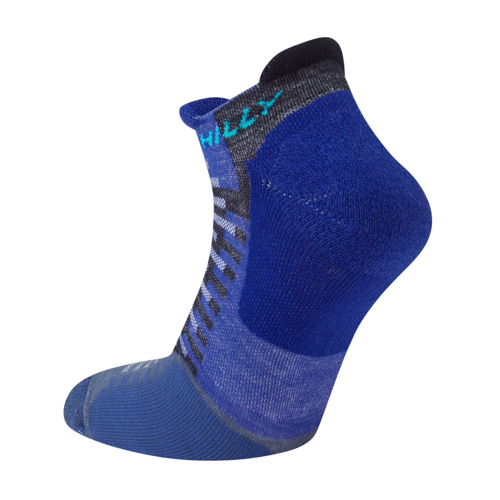 Hilly Unisex Active Running Socklets (Cobalt/Black)
