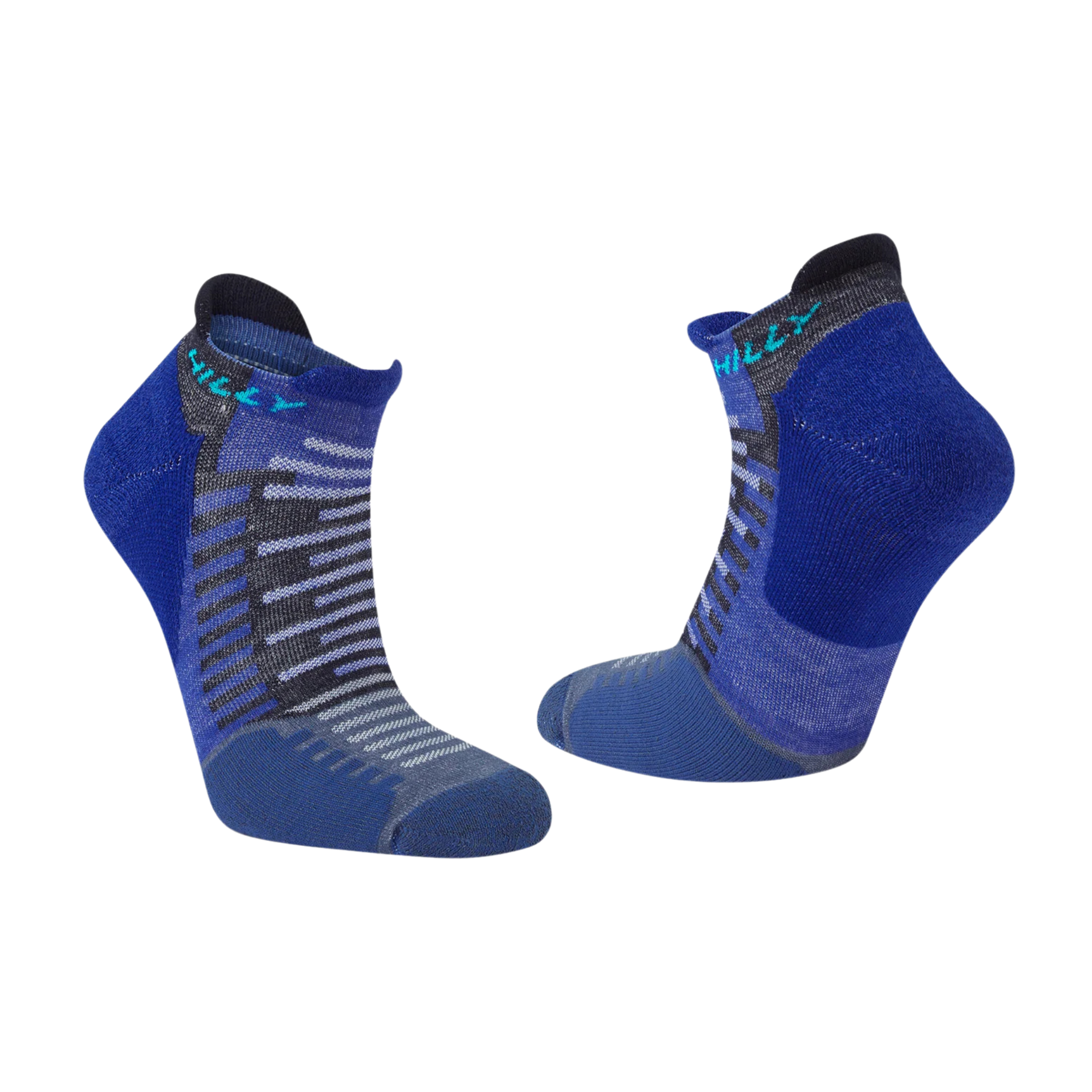 Hilly Unisex Active Running Socklets (Cobalt/Black)