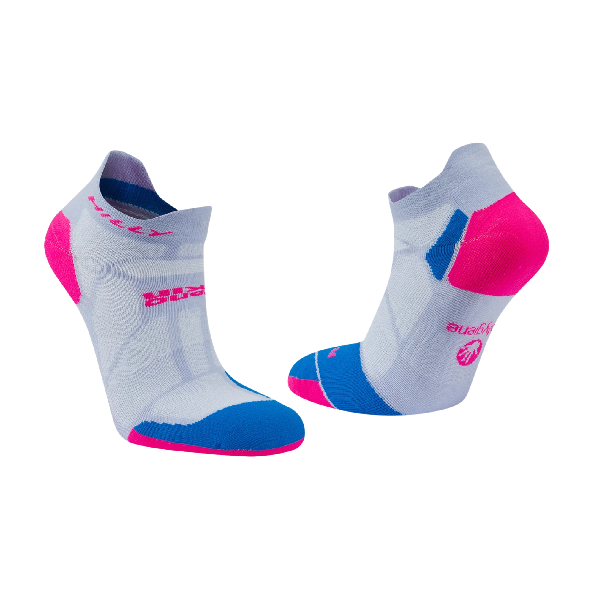 Hilly Unisex Marathon Fresh Running Socklets (Lilac/Hot Pink)