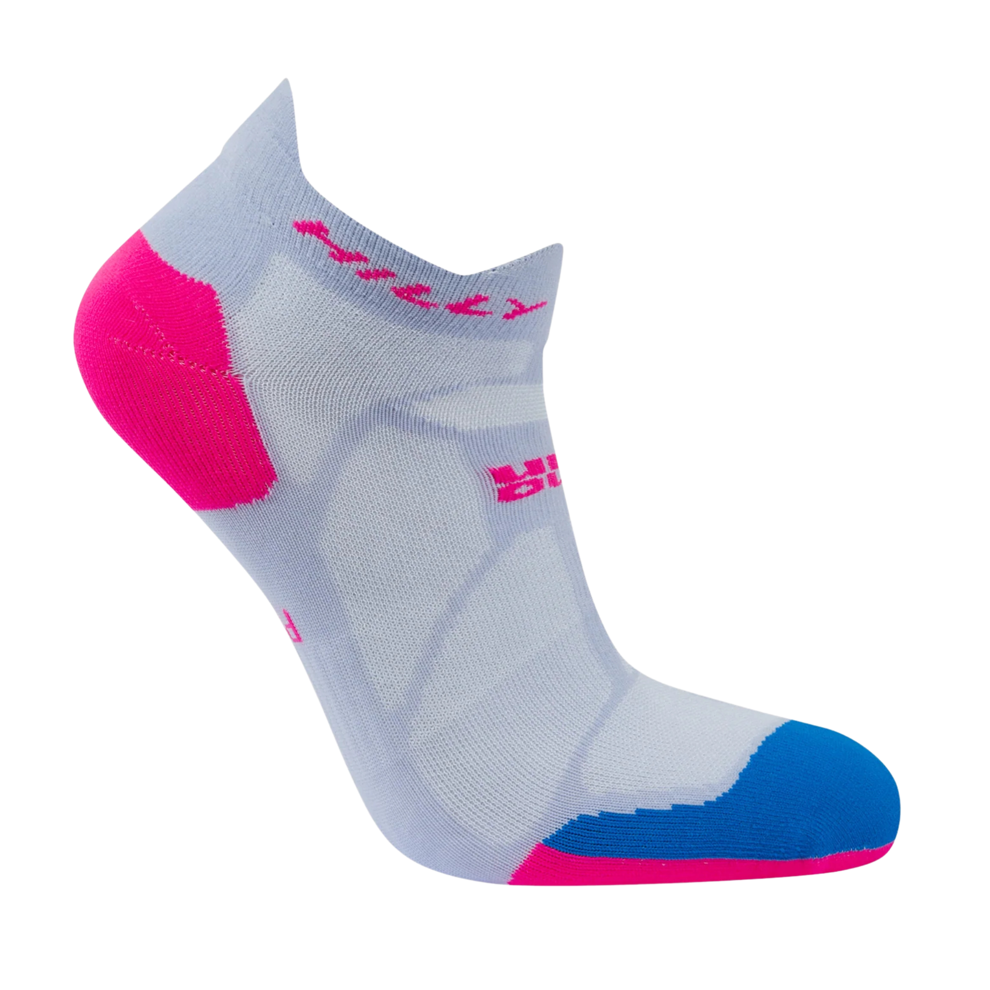 Hilly Unisex Marathon Fresh Running Socklets (Lilac/Hot Pink)