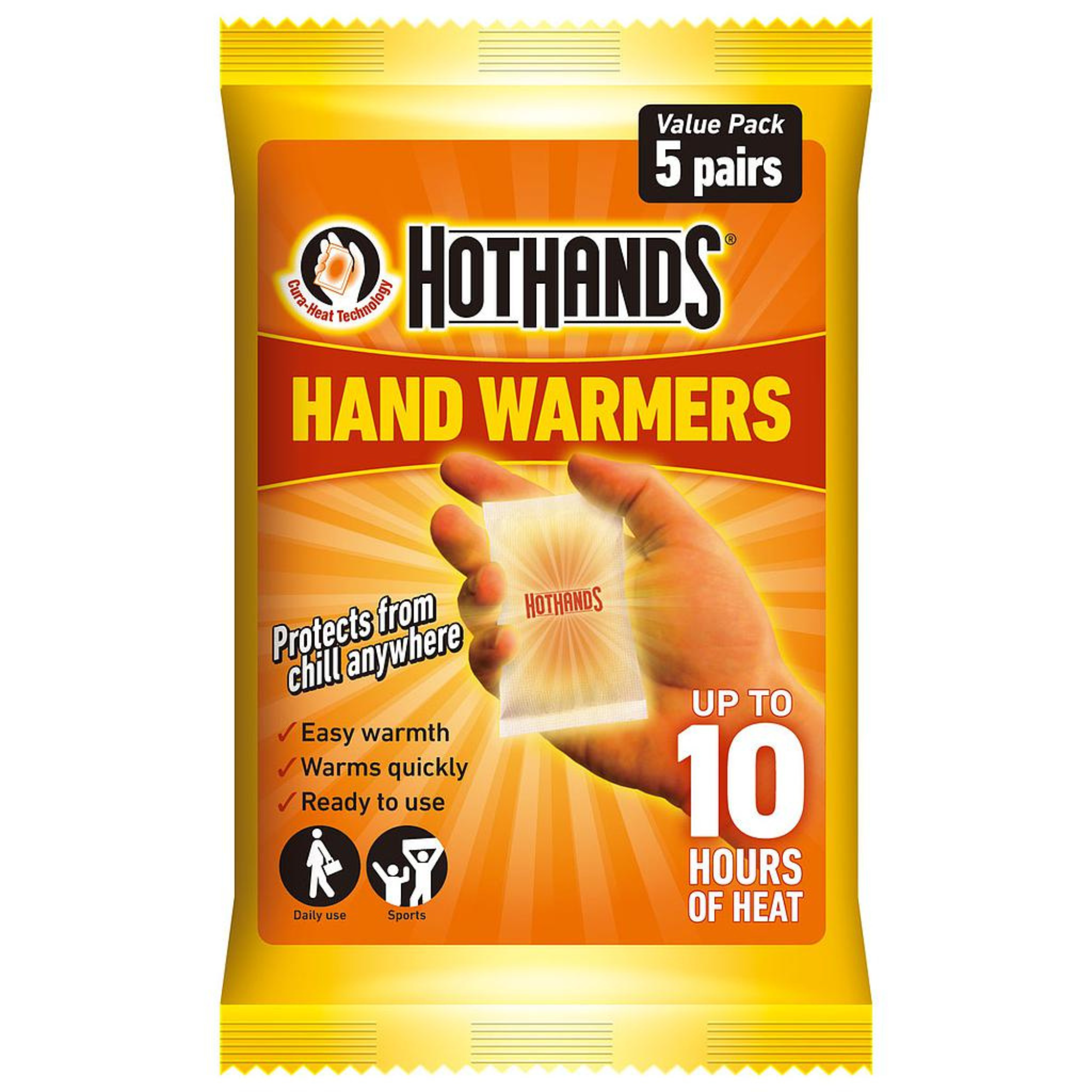 HotHands Air Activated Hand Warmer (5 Pair Pack)