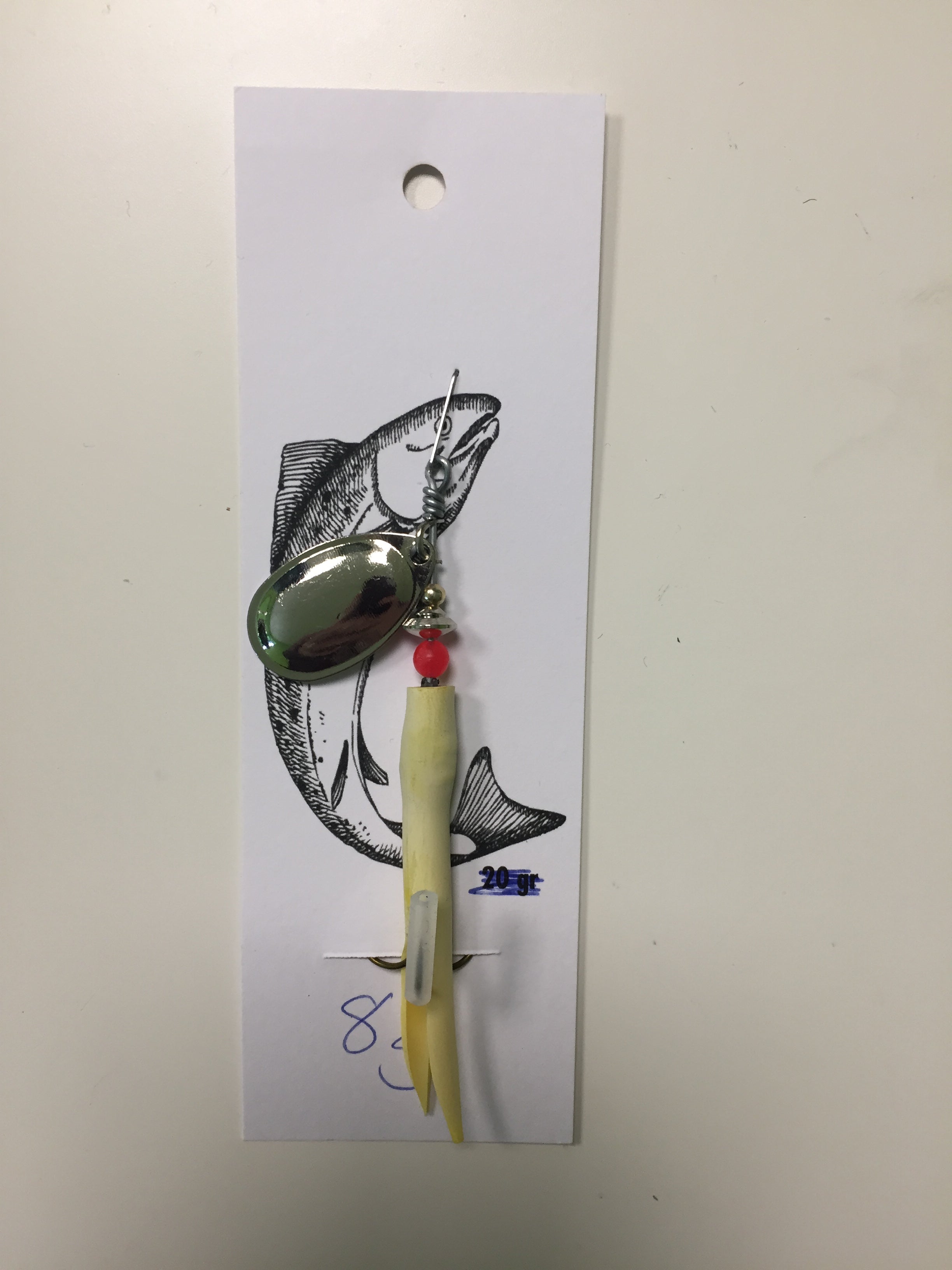 Flying C Spinning Lure (8g Yellow/Silver)