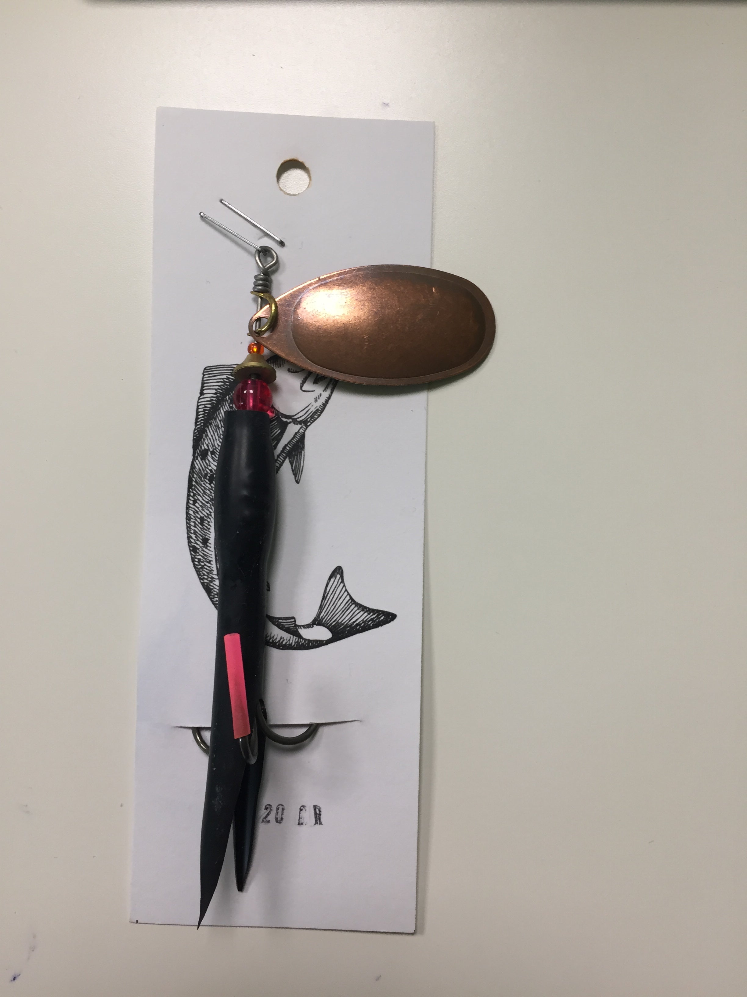 Flying C Spinning Lure (20g Black/Copper)