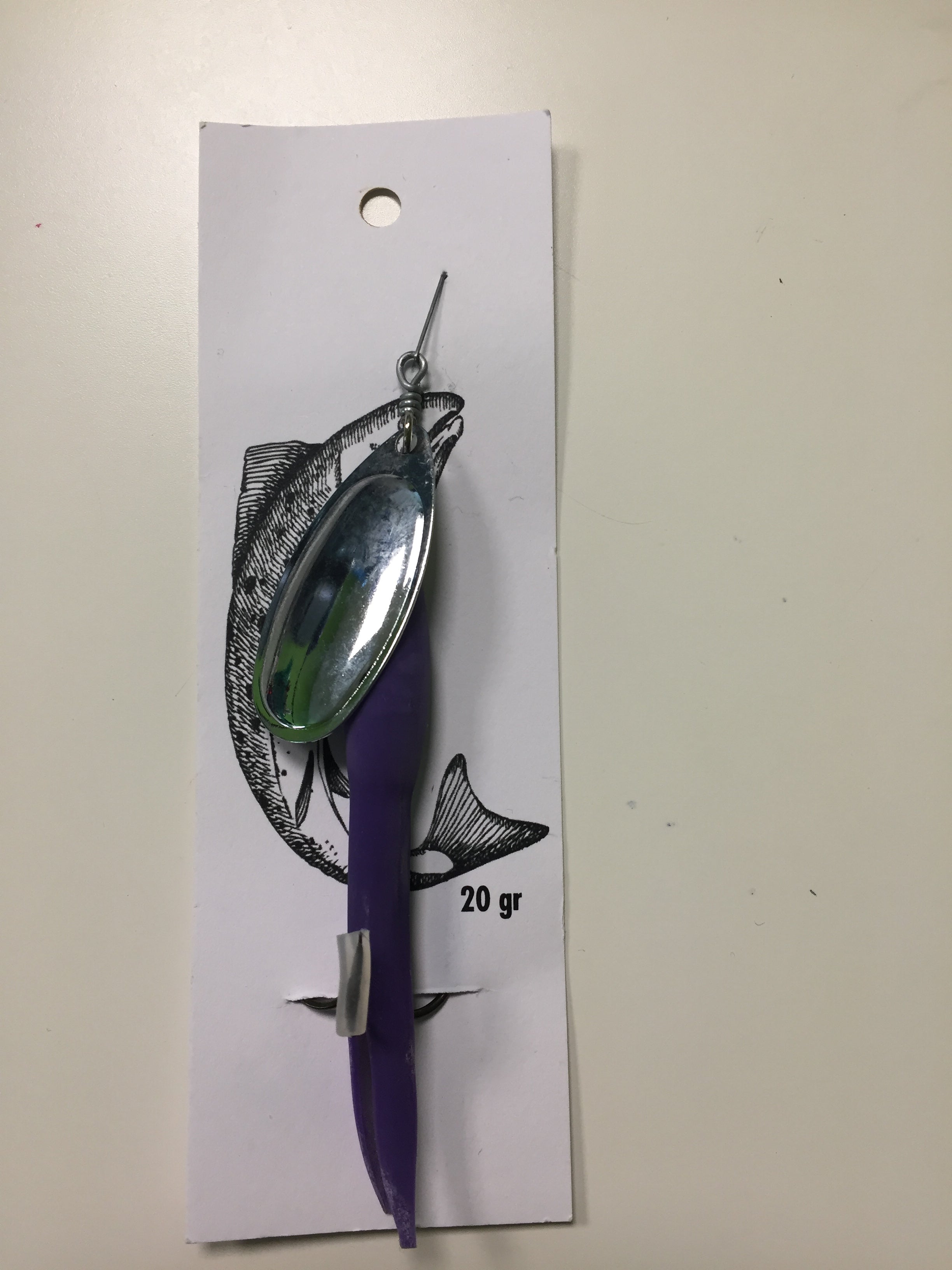Flying C Spinning Lure (20g Purple/Silver)