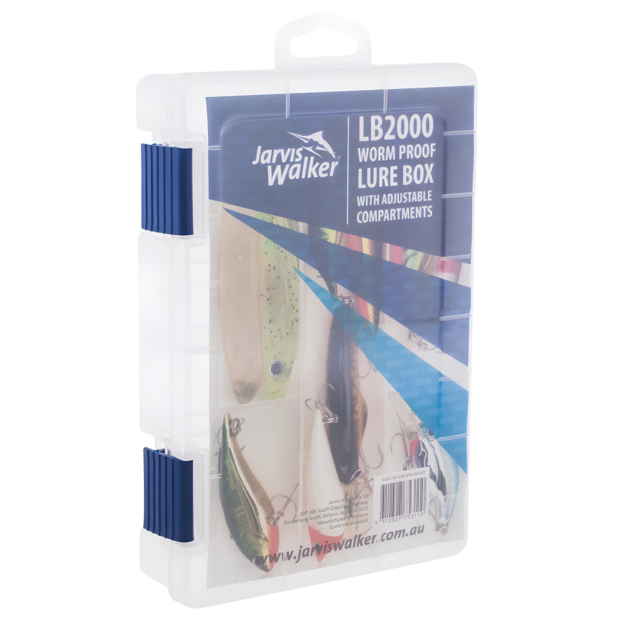 Jarvis Walker Fishing Lure Box LB 2000 JW40051