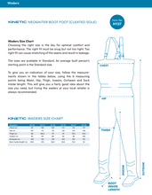 Load image into Gallery viewer, Kinetic Unisex NeoGaiter Neoprene Chest Waders - Cleated Sole (Olive)