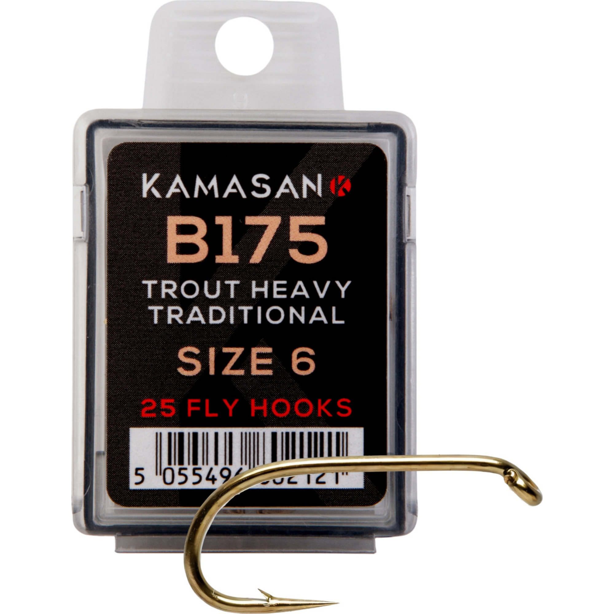 Kamasan B175 Trout Heavy Fly Fishing Hooks 25 Pack EB175