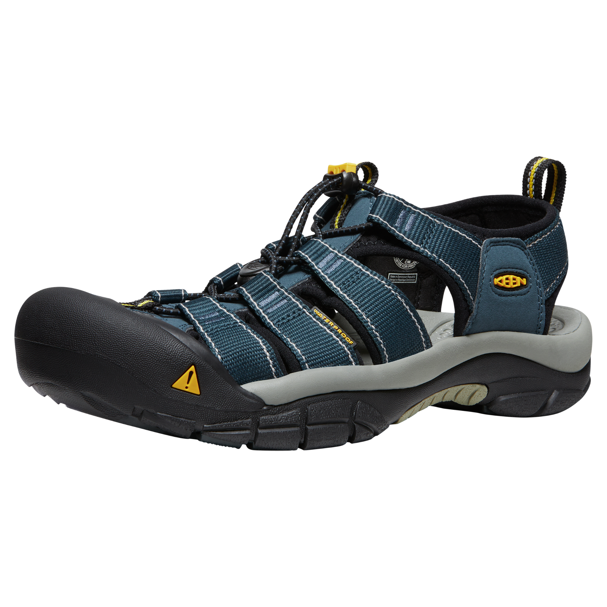 Keen Men's Newport H2 Closed Toe Sandals (Navy/Medium Grey)