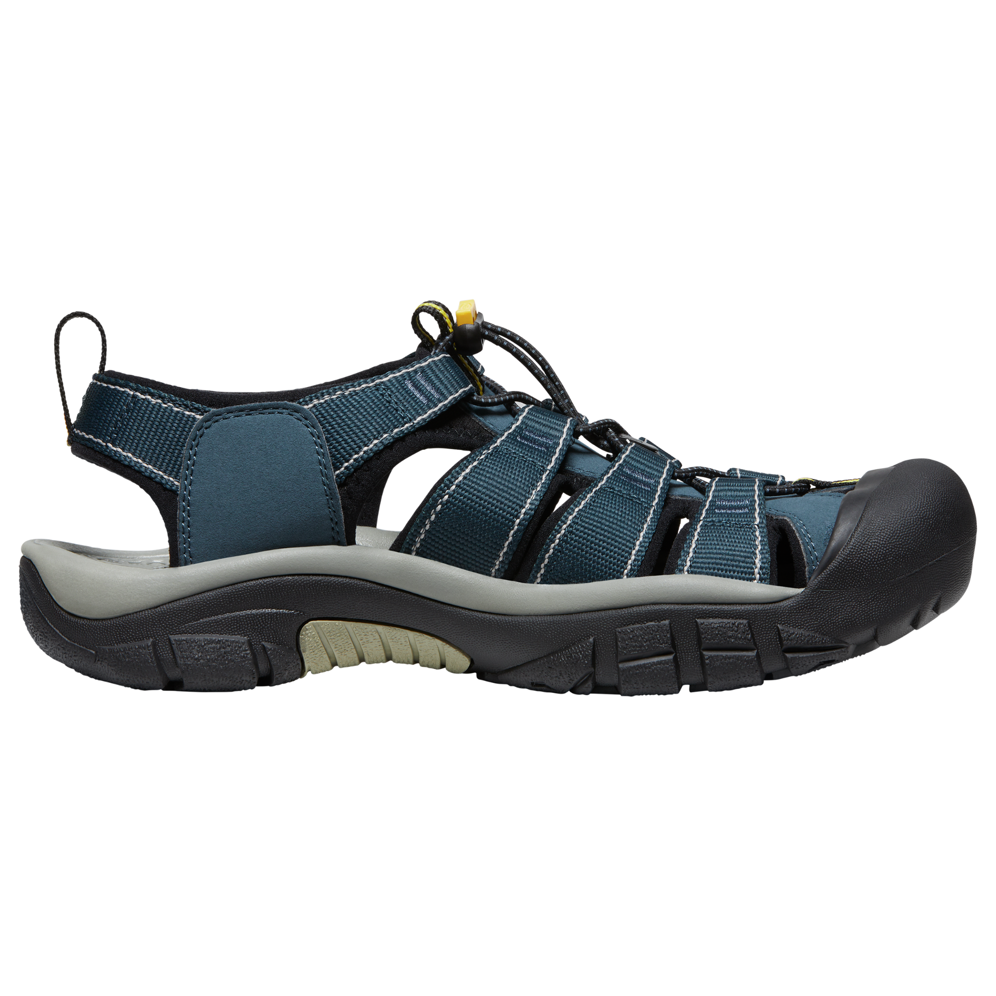 Keen Men's Newport H2 Closed Toe Sandals (Navy/Medium Grey)