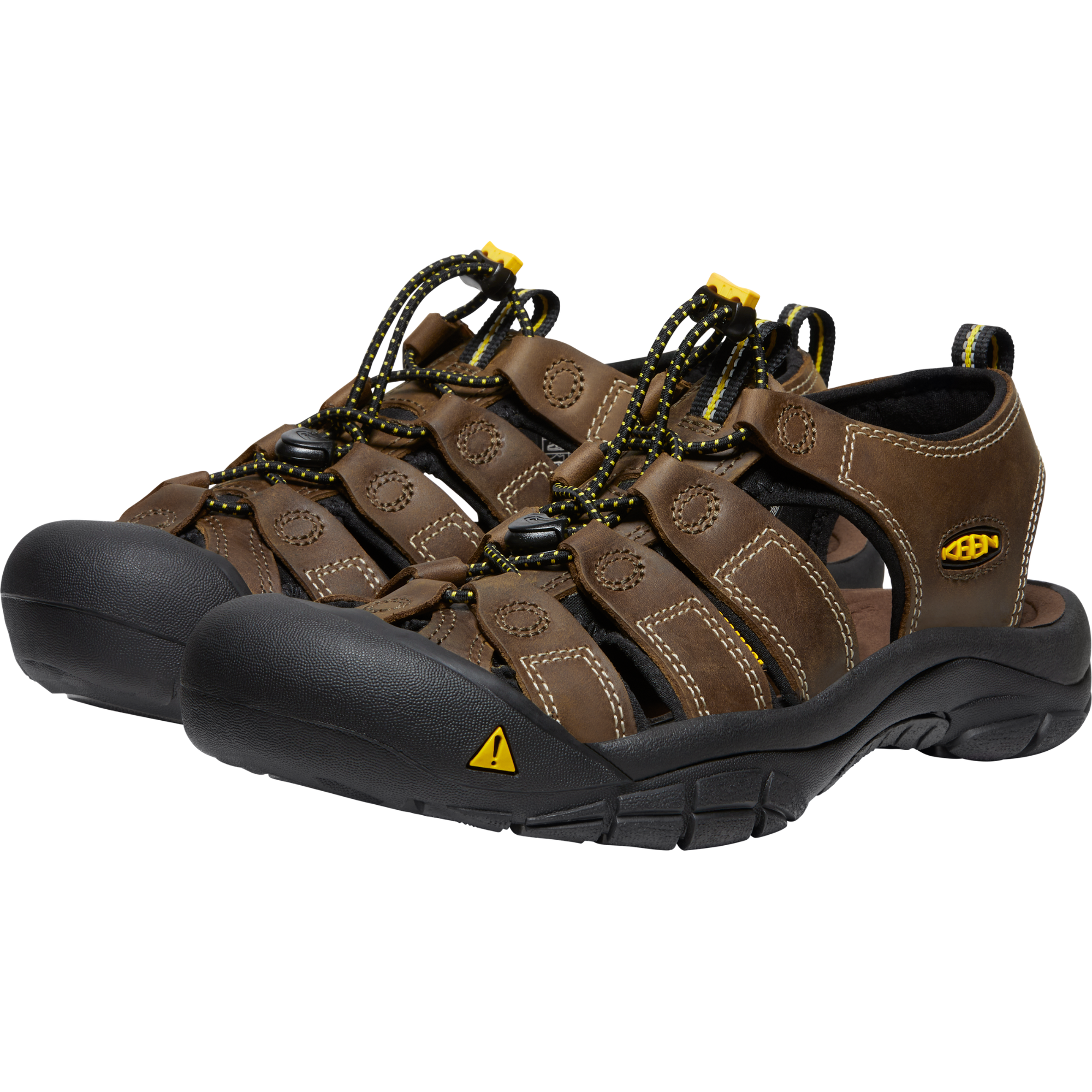Keen Men's Newport Closed Toe Sandals (Bison)