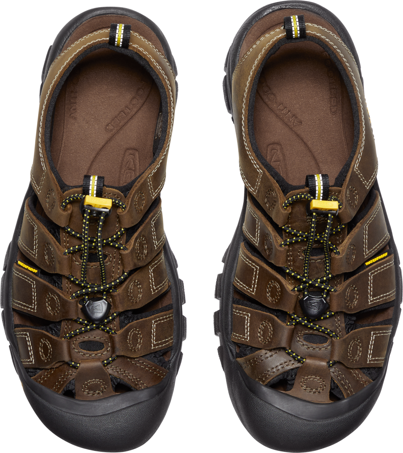 Keen Men's Newport Closed Toe Sandals (Bison)