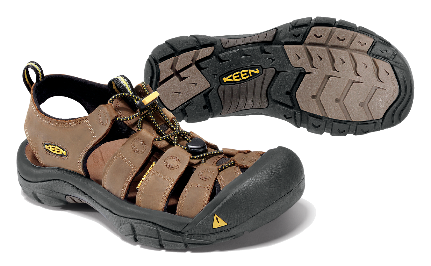 Keen Men's Newport Closed Toe Sandals (Bison)