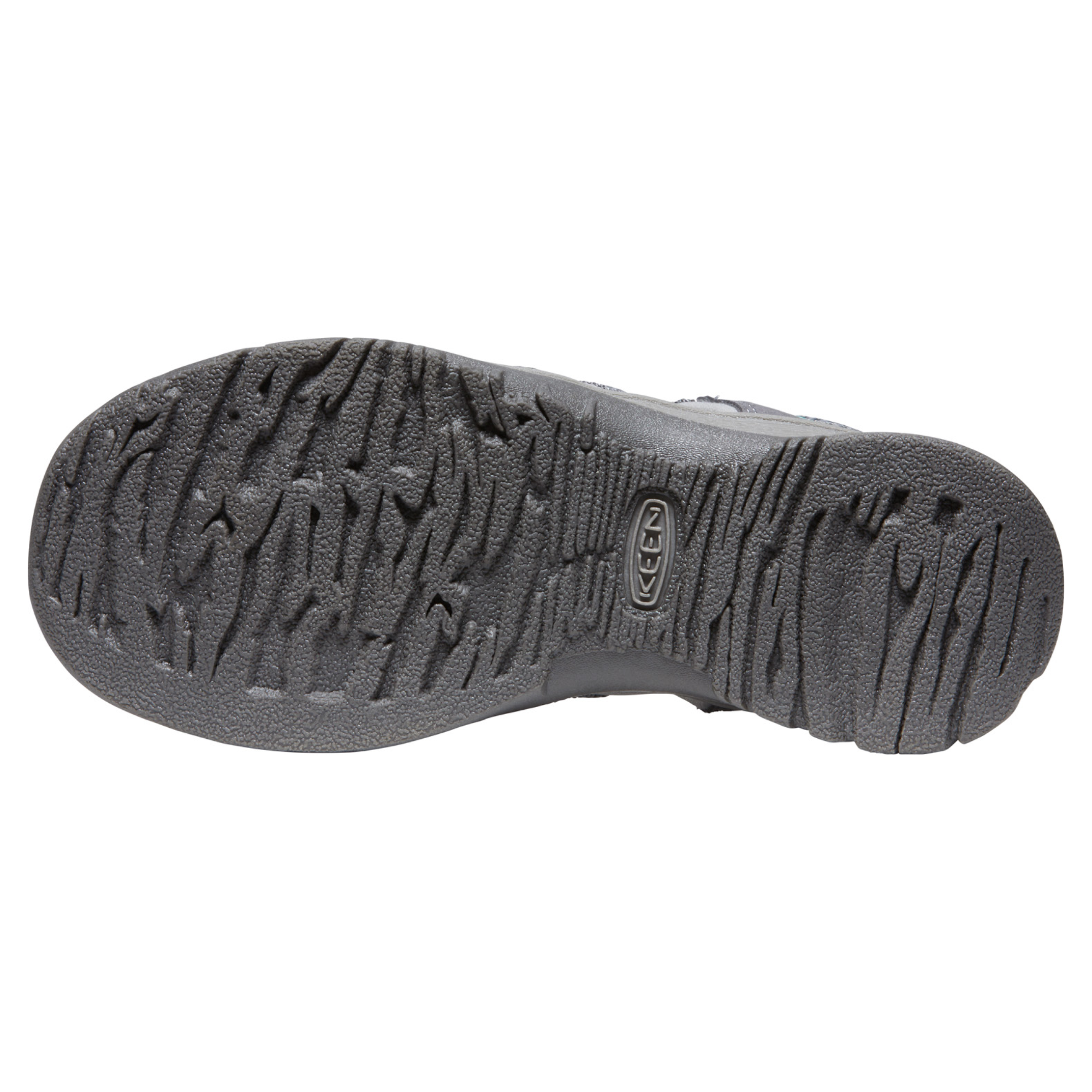 Keen Women's Whisper Closed Toe Sandals (Medium Grey/Peacock Green)