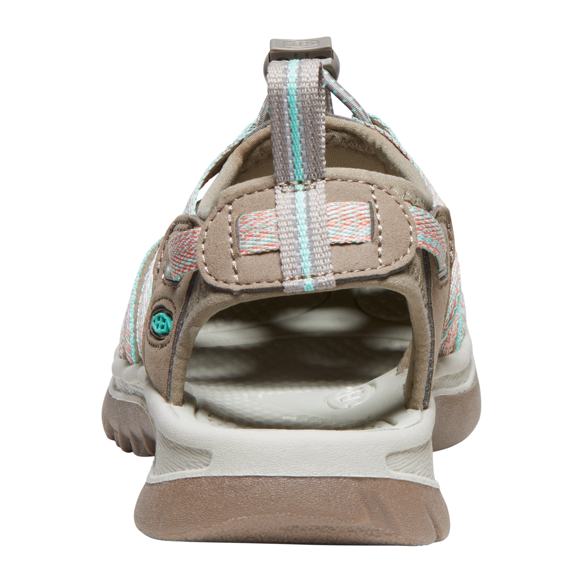 Keen Women's Whisper Closed Toe Sandals (Taupe/Coral)
