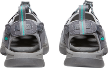 Load image into Gallery viewer, Keen Women's Whisper Closed Toe Sandals (Medium Grey/Peacock Green)