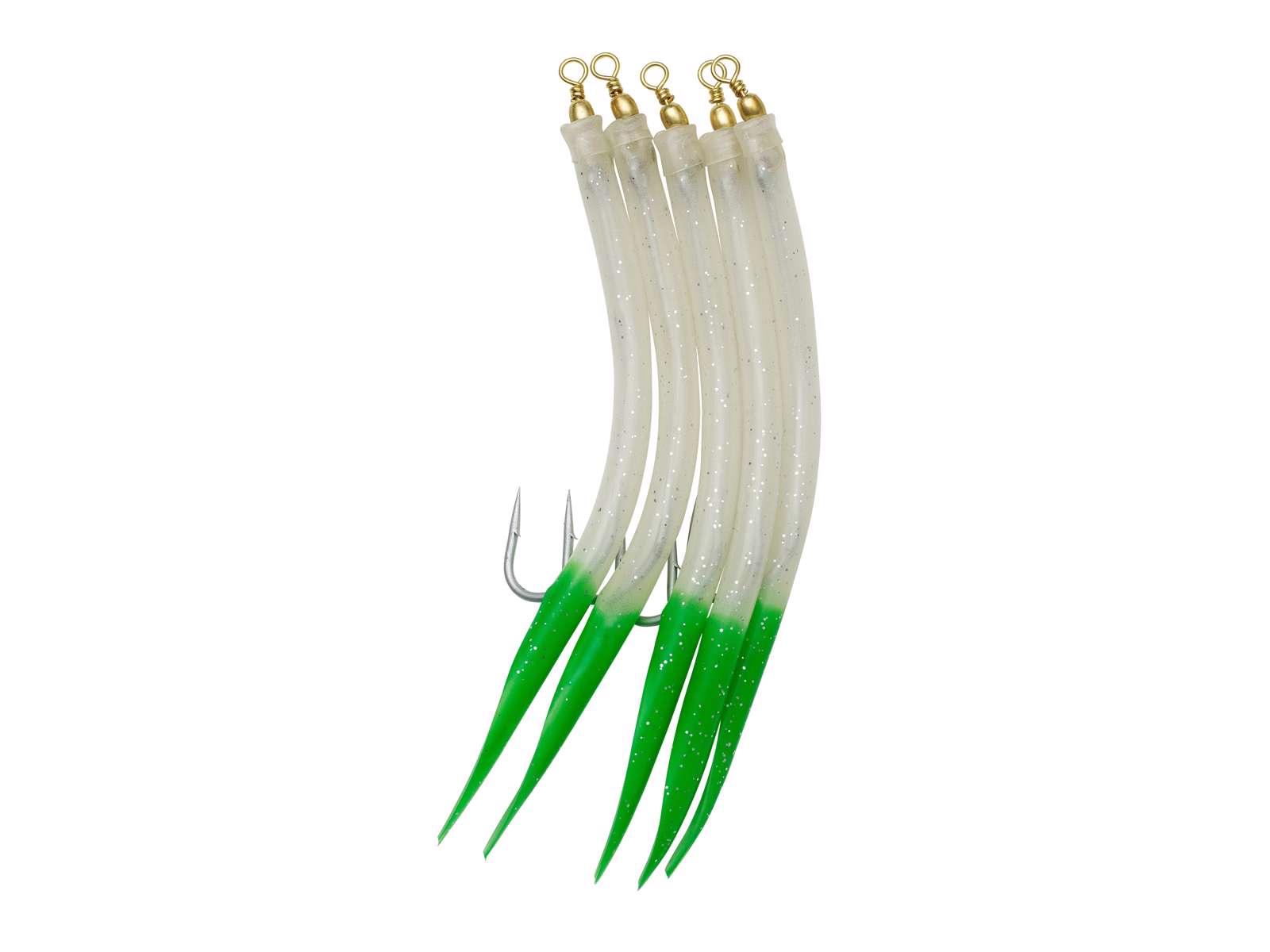 Kinetic Gummi-Makk Soft Lure (#6/0)(Glow)(5 Pack)