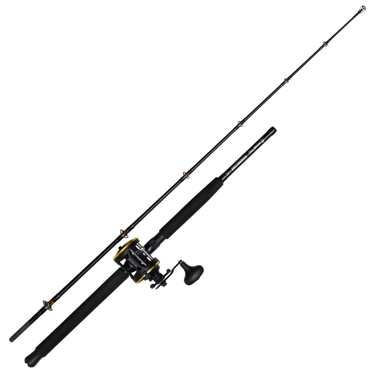 Kinetic PowerCore CC 6ft6 P10 2 Piece Rod + Reel Combo 30-50lbs 200-600g C129-013-002