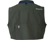 Load image into Gallery viewer, Kinetic Unisex Strider Waterproof Fly Fishing Vest (Olive)