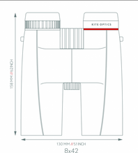 Load image into Gallery viewer, Kite Optics Ursus Waterproof Binoculars (8x42)