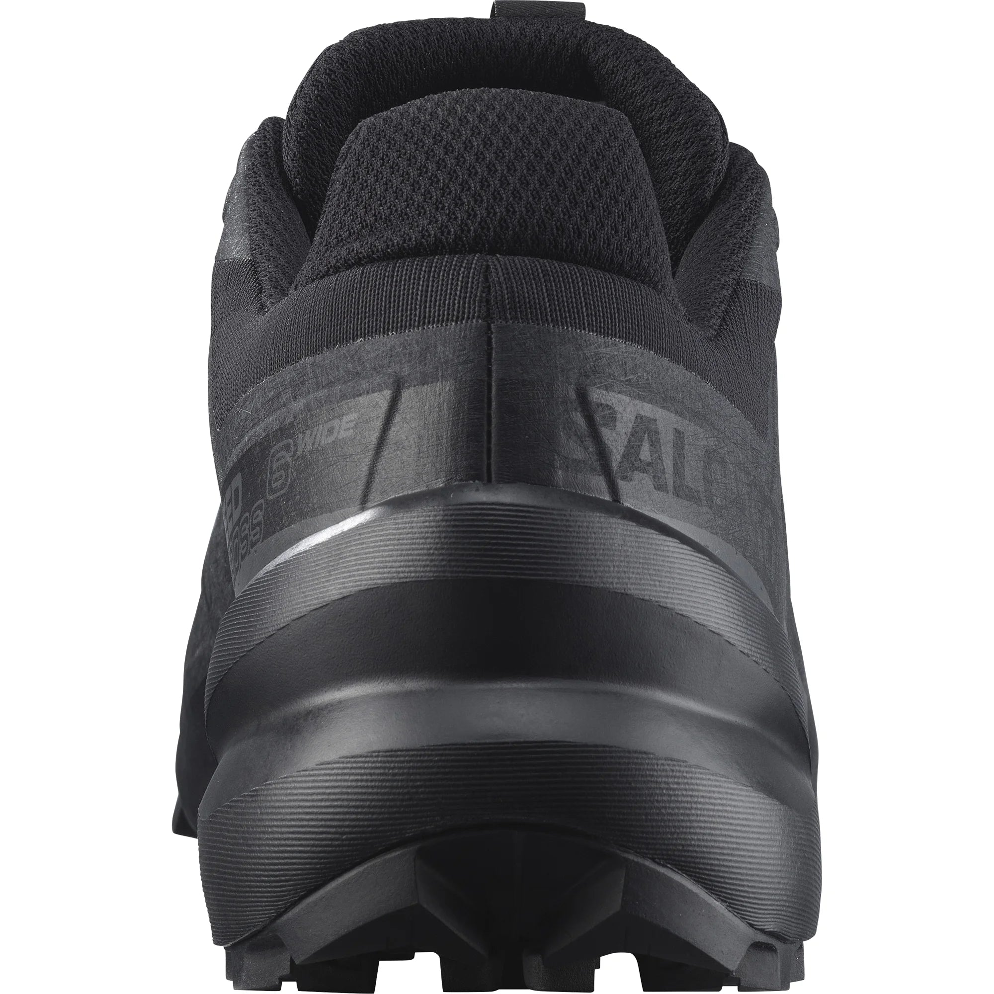 Salomon Men's Speedcross 6 Wide Fit Trail Running Shoes (Black/Phantom)