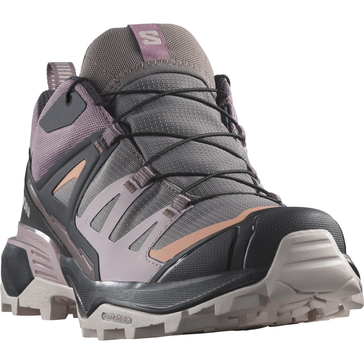 Salomon Women's X Ultra 360 Gore-Tex Trail Shoes (Plum Kitten/Phantom/Cork)