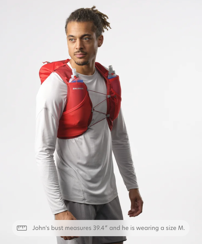 Salomon hydration vest sizing on sale