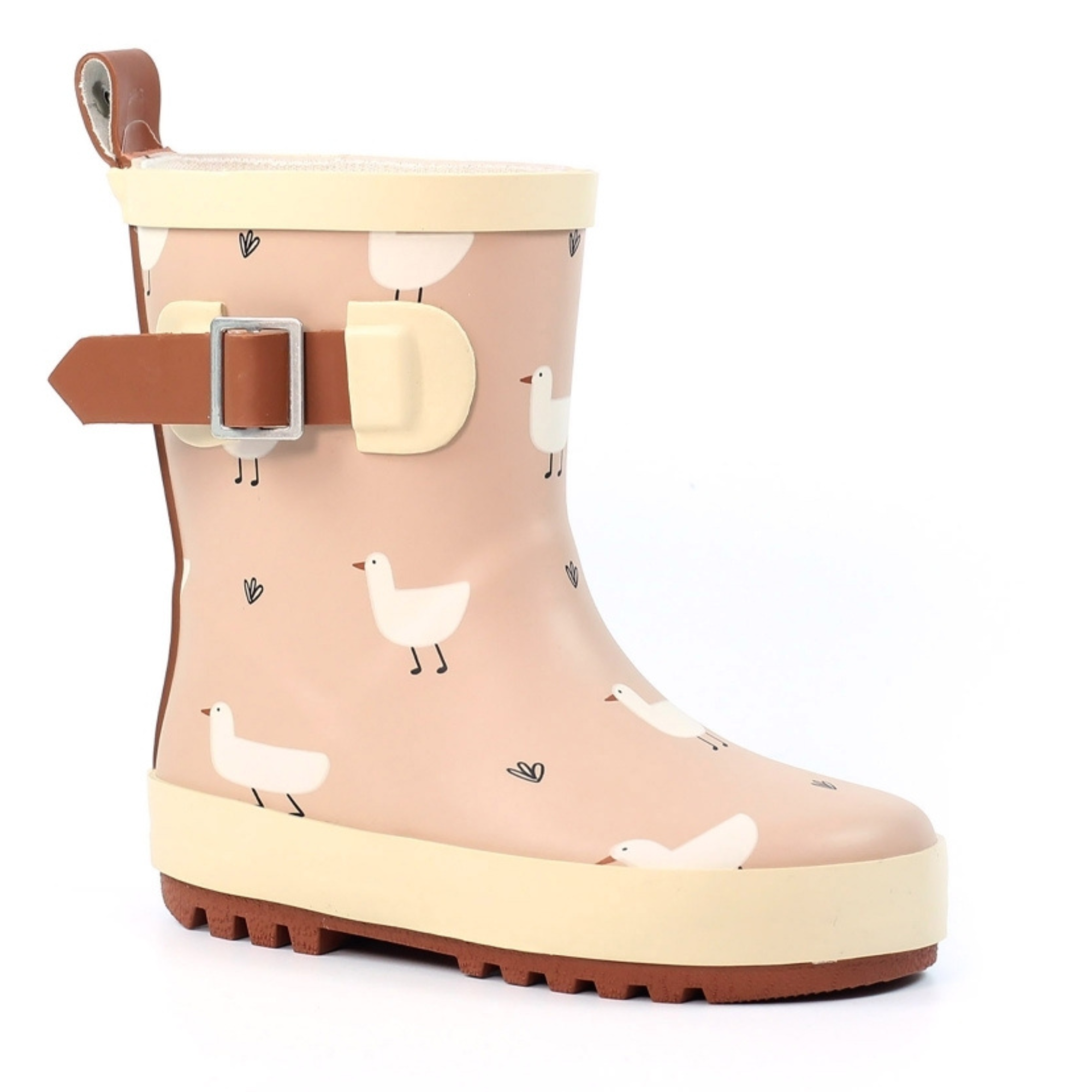 Lazy Dogz Toddler Downy Wellies (Beige)(Sizes C5-C11)