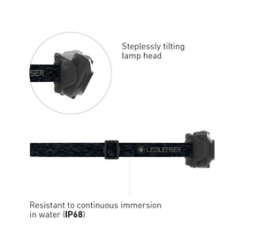 Ledlenser HF4R CORE Rechargeable Headlamp (Black)