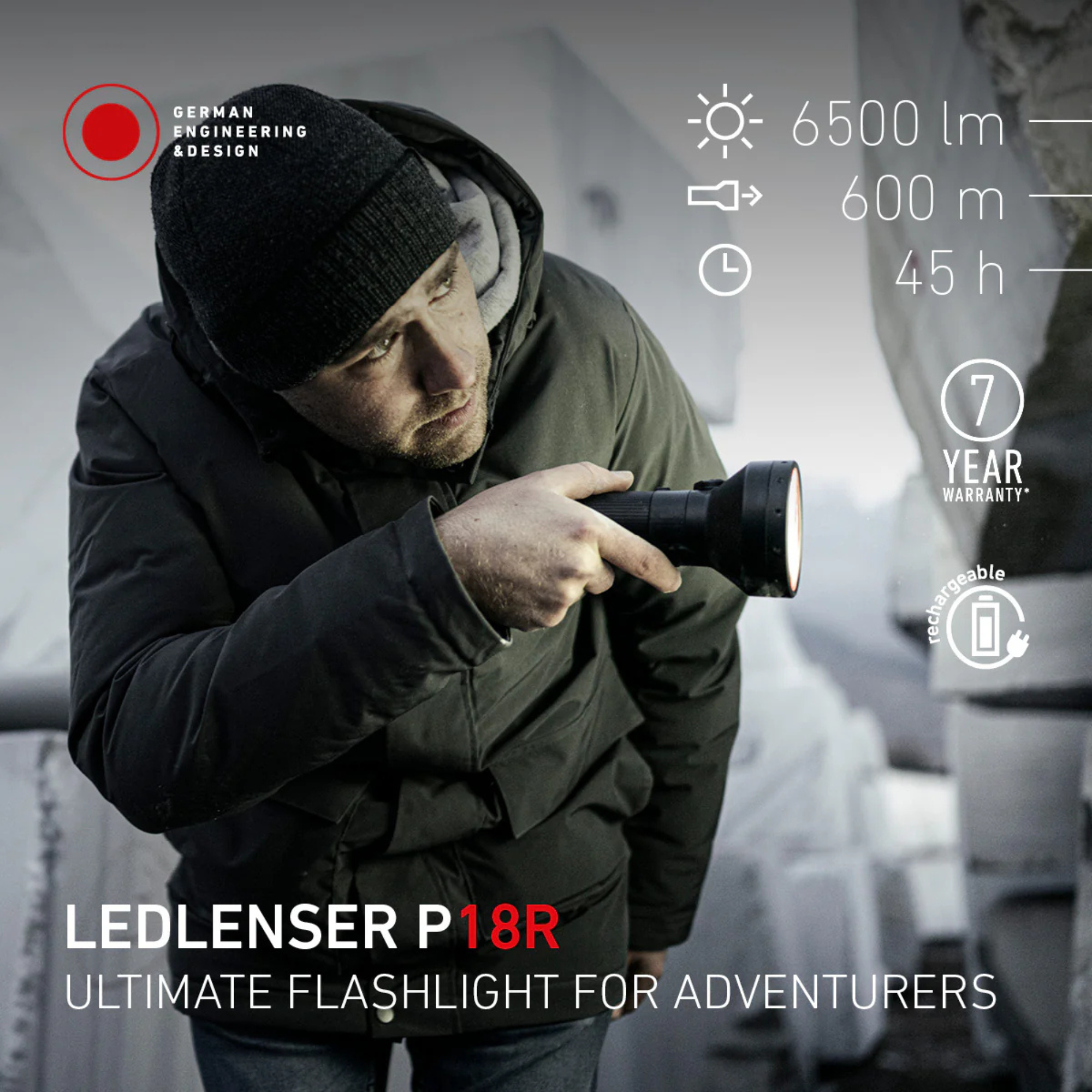 Ledlenser P18R Core Rechargeable Torch